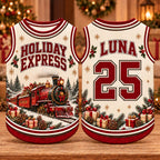 Holiday Express Pet Jersey - Personalized Dog Name Number Shirt - image 5