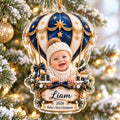 Baby First Christmas Ornament - Personalized Photo Acrylic Ornament