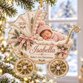 Baby Carriage Ornament - Personalized Photo Acrylic Keepsake
